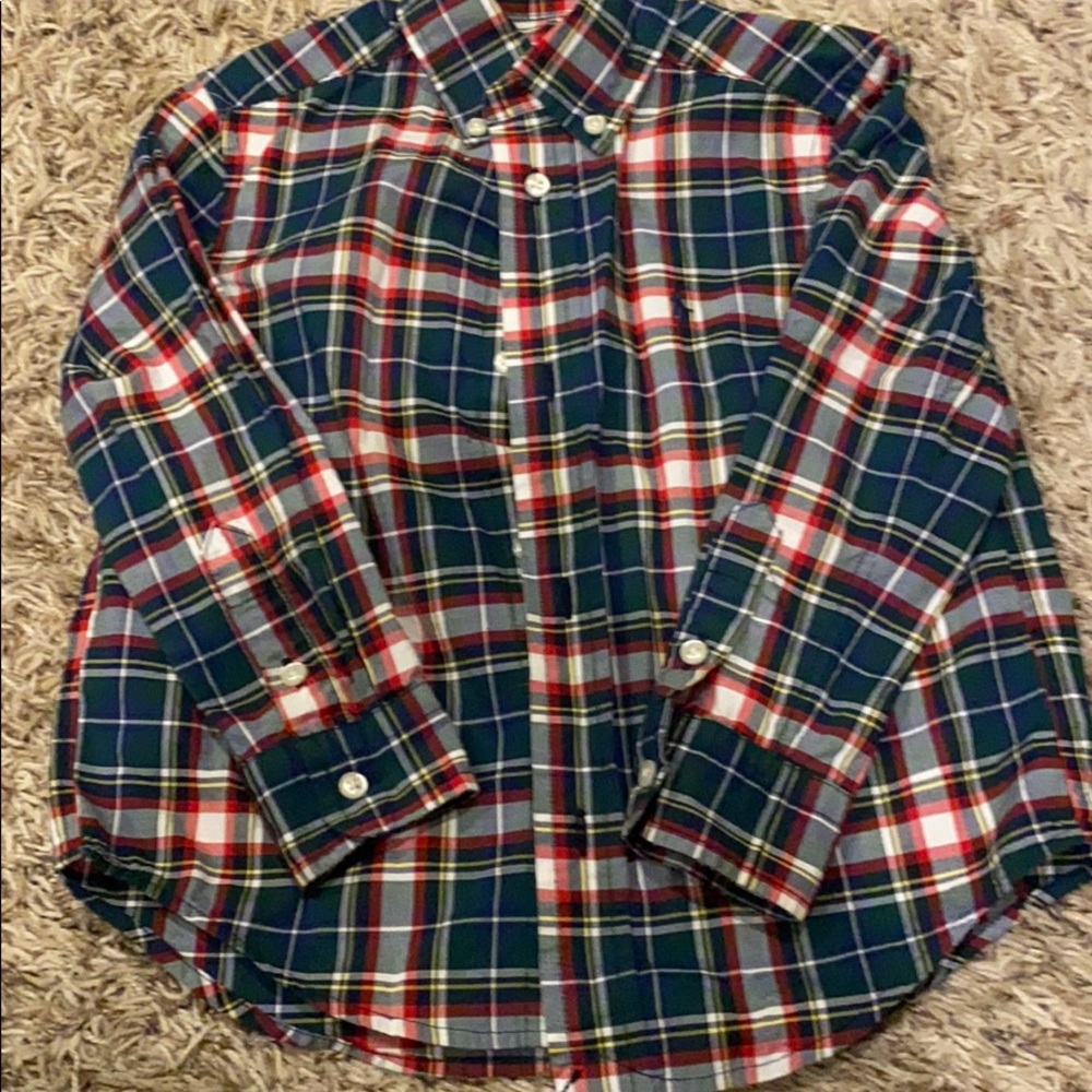 Toddler polo button-down